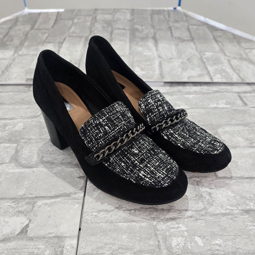 Tahari size 10 M Pumps Lasalle Dress Heels‎ Block Office black closed toe